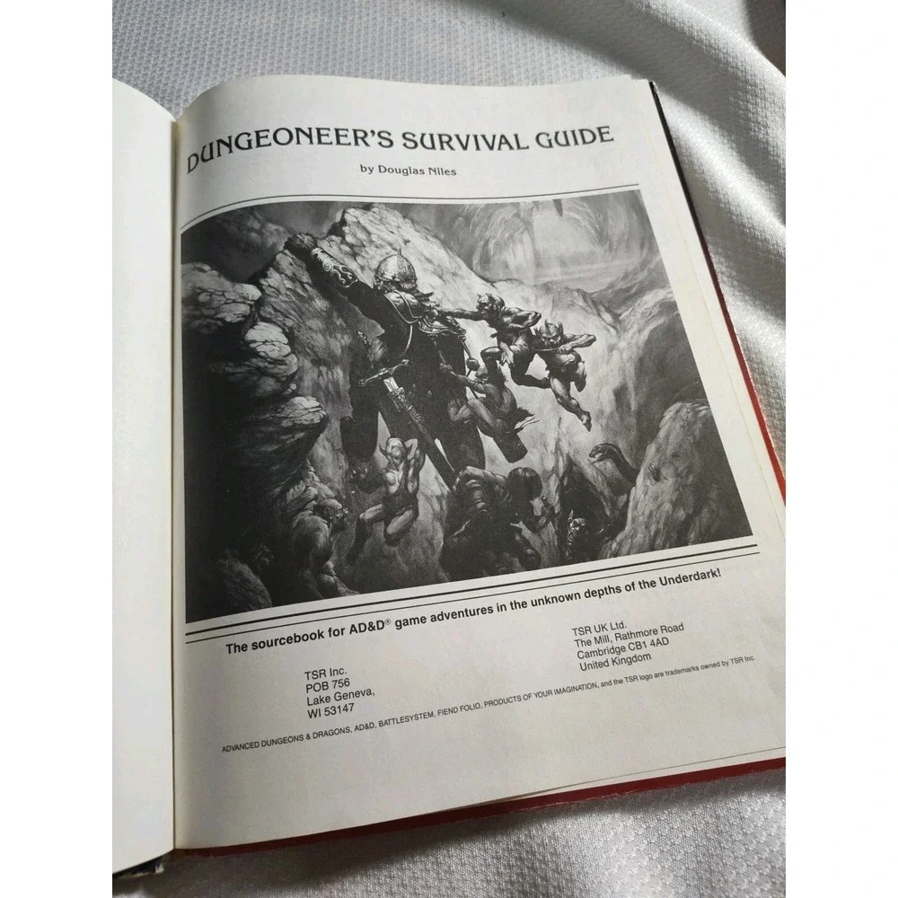 Dungeons and Dragons‎ Survival Guide Advanced 1986 TSR
